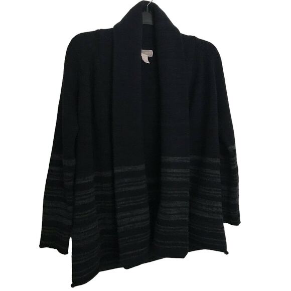 Forever 21 Blue Open Front Cowl Neck Cardigan Sweater - Size Small - Oversized - Picture 1 of 6